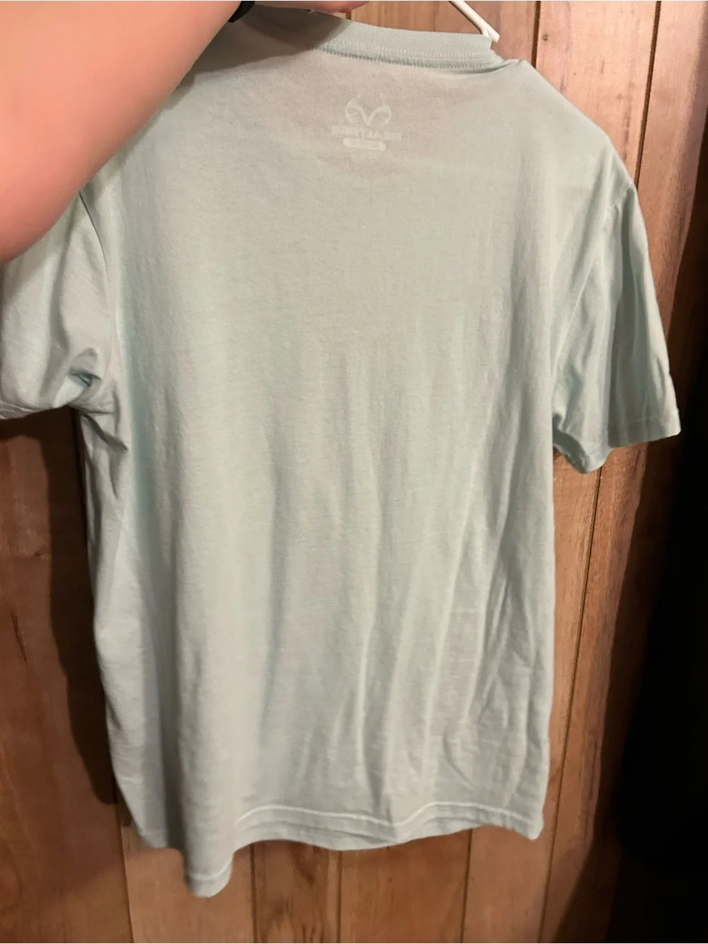Realtree Mint Green T‑Shirt with Black Labrador Graphic